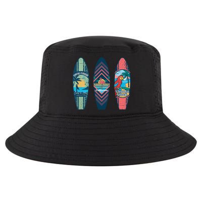 Surfing Surfboarder Surfer Funny Surfboard Cool Comfort Performance Bucket Hat