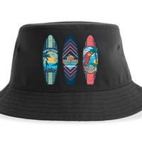 Surfing Surfboarder Surfer Funny Surfboard Sustainable Bucket Hat