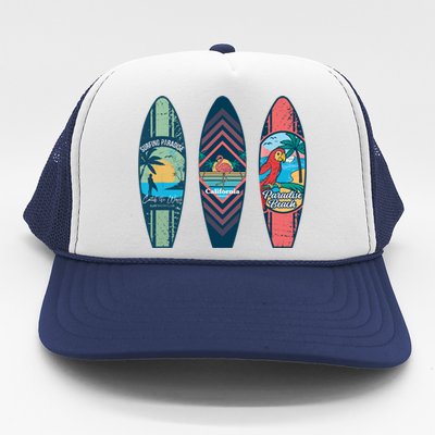 Surfing Surfboarder Surfer Funny Surfboard Trucker Hat