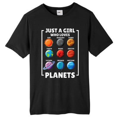 Solar Star System Space Science Just A Who Loves Planet Tall Fusion ChromaSoft Performance T-Shirt