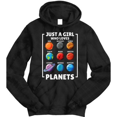 Solar Star System Space Science Just A Who Loves Planet Tie Dye Hoodie