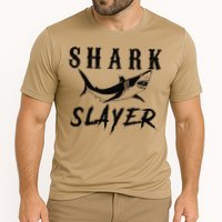 Shark Slayer Shark Fishing & Salt Water Anglers Cooling Performance Crew T-Shirt