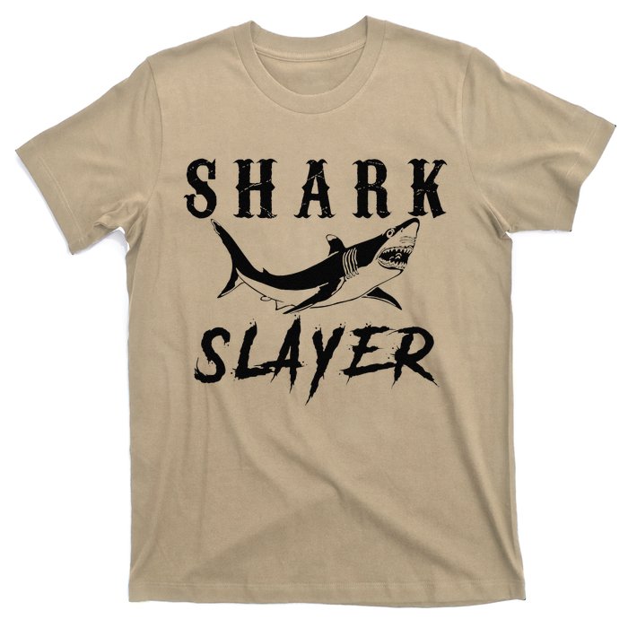 Shark Slayer Shark Fishing & Salt Water Anglers T-Shirt