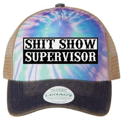 SHIT SHOW SUPERVISOR Legacy Tie Dye Trucker Hat