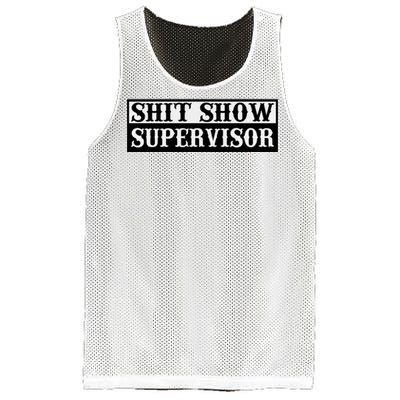 SHIT SHOW SUPERVISOR Mesh Reversible Basketball Jersey Tank