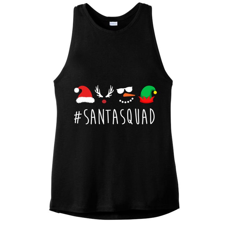 Santa Squad Ladies PosiCharge Tri-Blend Wicking Tank