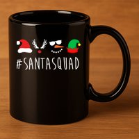 Santa Squad 11oz C Handle Ceramic Mug