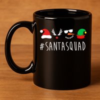 Santa Squad 11oz C Handle Ceramic Mug