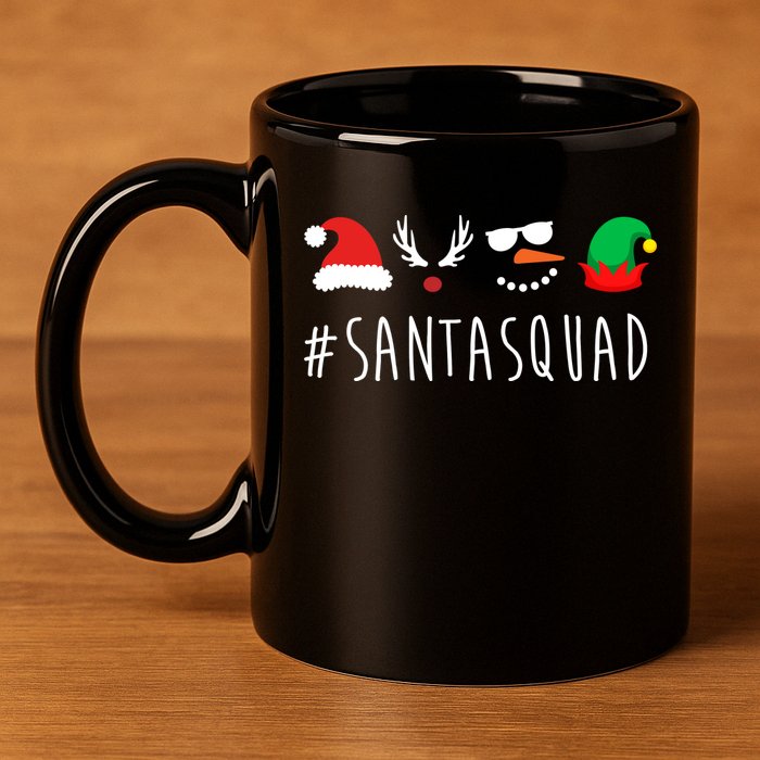 Santa Squad 11oz C Handle Ceramic Mug
