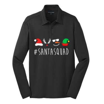 Santa Squad Silk Touch Performance Long Sleeve Polo