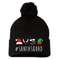 Santa Squad Pom Pom 12in Knit Beanie