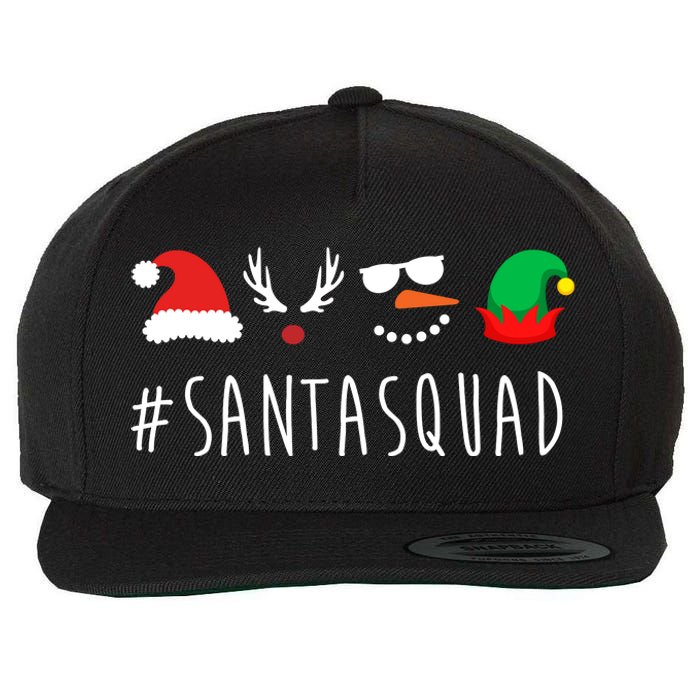 Santa Squad Wool Snapback Cap