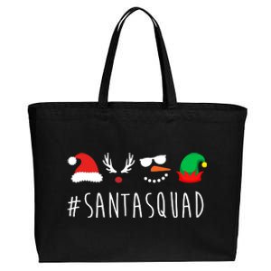 Santa Squad Cotton Canvas Jumbo Tote