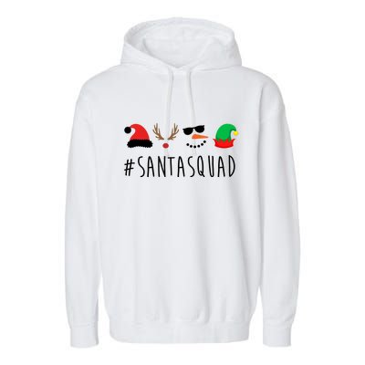 Santa Squad Garment-Dyed Fleece Hoodie