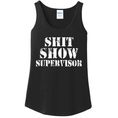 Shit Show Supervisor Ladies Essential Tank