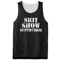 Shit Show Supervisor Mesh Reversible Basketball Jersey Tank