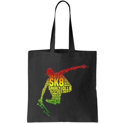 Skateboard Skater Slang Retro Skaterboarding Bag