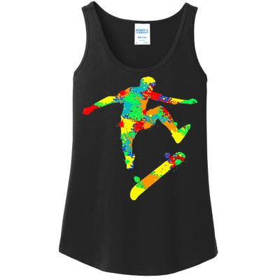 Skateboard Skater Skateboarder Ladies Essential Tank