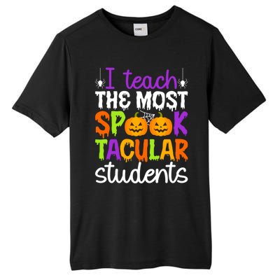 Spooktacular Students Spooky Teacher Halloween Teaching Gift Tall Fusion ChromaSoft Performance T-Shirt