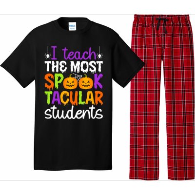 Spooktacular Students Spooky Teacher Halloween Teaching Gift Pajama Set