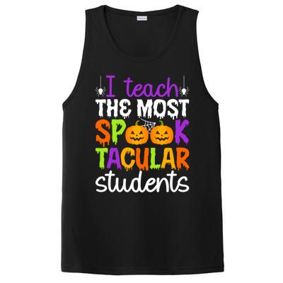 Spooktacular Students Spooky Teacher Halloween Teaching Gift PosiCharge Competitor Tank