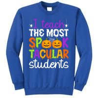 Spooktacular Students Spooky Teacher Halloween Teaching Gift Sweatshirt