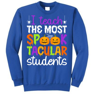 Spooktacular Students Spooky Teacher Halloween Teaching Gift Sweatshirt