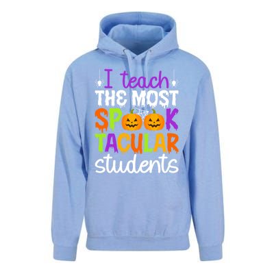 Spooktacular Students Spooky Teacher Halloween Teaching Gift Unisex Surf Hoodie