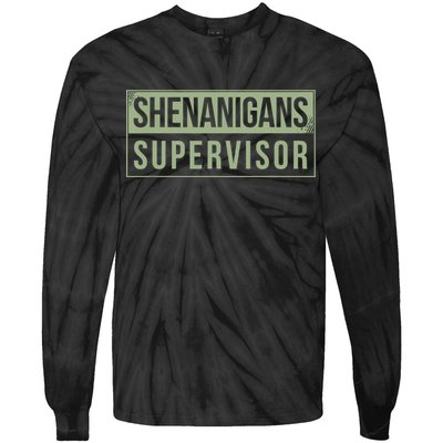 Shenanigans Supervisor Tie-Dye Long Sleeve Shirt