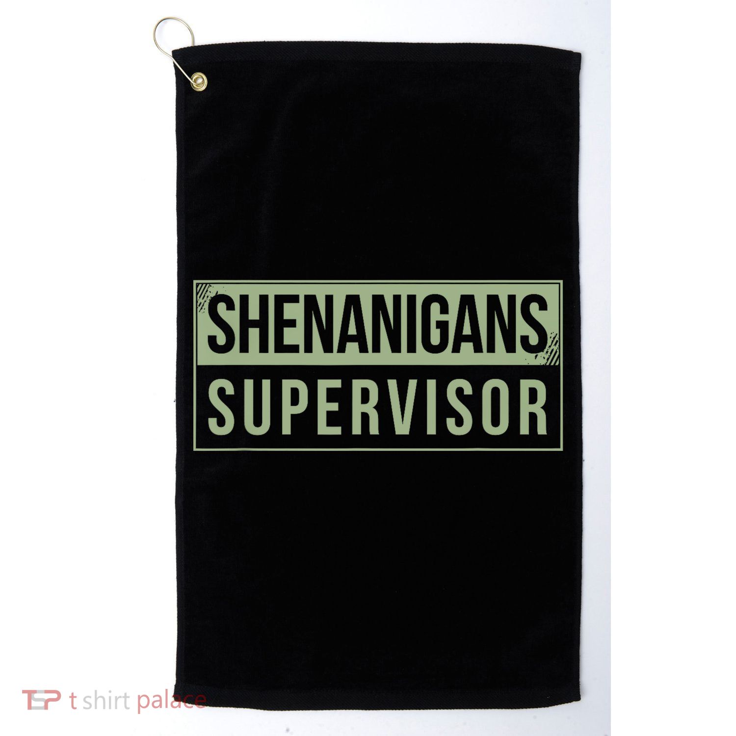 Shenanigans Supervisor Golf Towel
