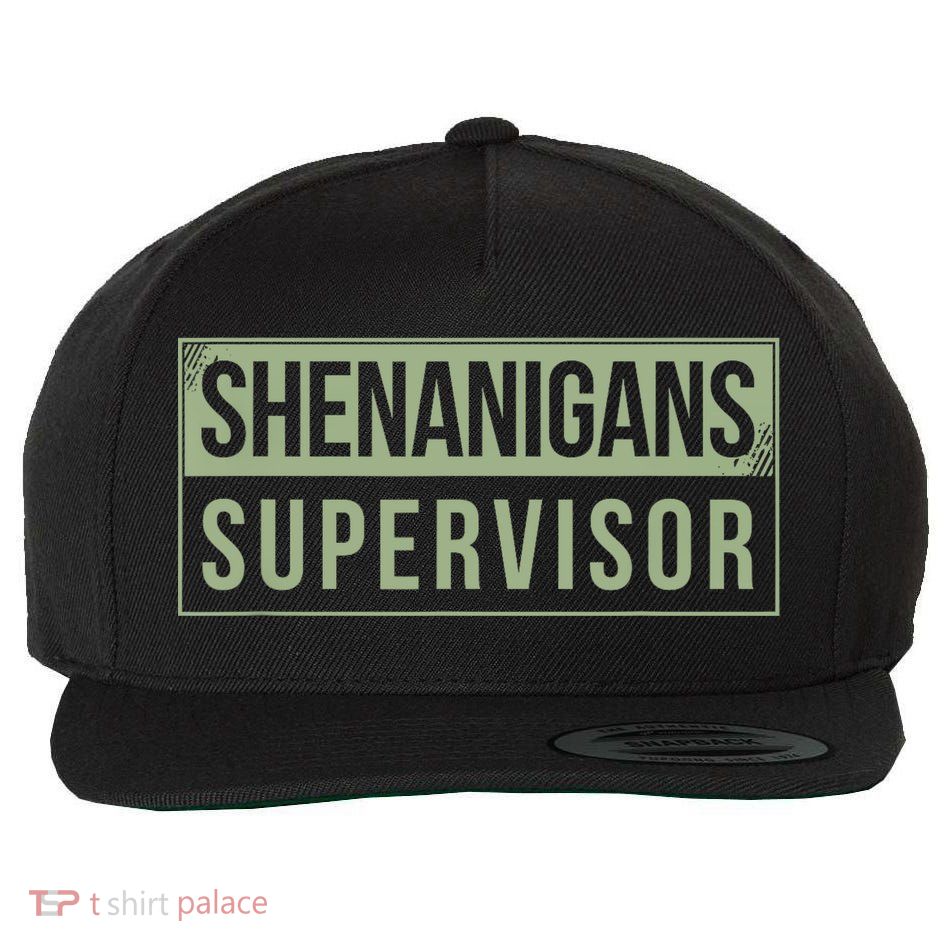 Shenanigans Supervisor Wool Snapback Cap