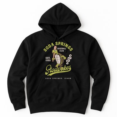 Soda Springs Slowpokes Retro Minor League Baseball Team Hoodie