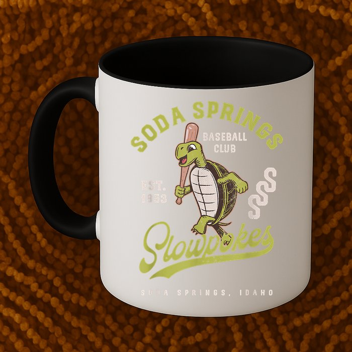 Soda Springs Slowpokes Retro Minor League Baseball Team Mug