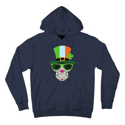 Sugar Skull Saint Patricks Day Of Dead Tall Hoodie