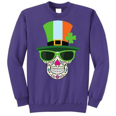 Sugar Skull Saint Patricks Day Of Dead Sweatshirt