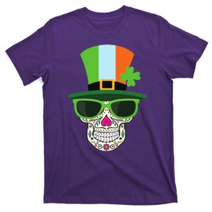 Sugar Skull Saint Patricks Day Of Dead T-Shirt