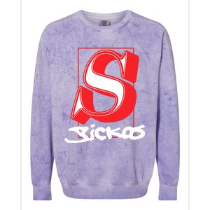 Sickos Store Sickos Serif Colorblast Crewneck Sweatshirt