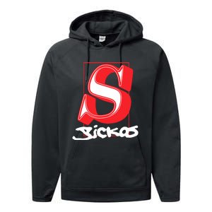 Sickos Store Sickos Serif Performance Fleece Hoodie