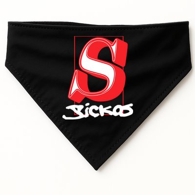 Sickos Store Sickos Serif USA-Made Doggie Bandana
