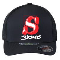 Sickos Store Sickos Serif Flexfit Unipanel Trucker Cap