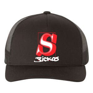 Sickos Store Sickos Serif Yupoong Adult 5-Panel Trucker Hat