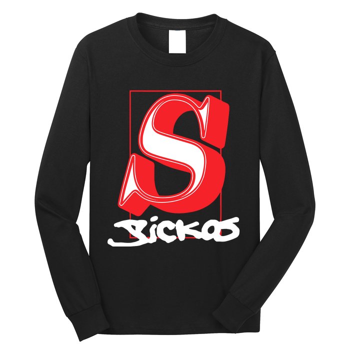 Sickos Store Sickos Serif Long Sleeve Shirt