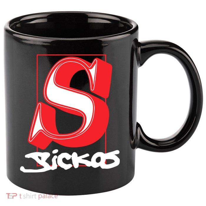 Sickos Store Sickos Serif 11oz C Handle Ceramic Mug