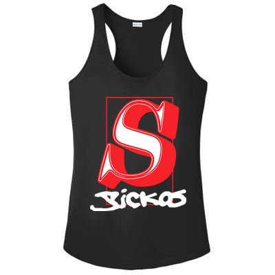 Sickos Store Sickos Serif Ladies PosiCharge Competitor Racerback Tank