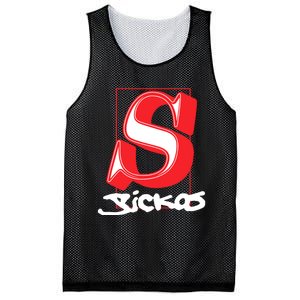 Sickos Store Sickos Serif Mesh Reversible Basketball Jersey Tank