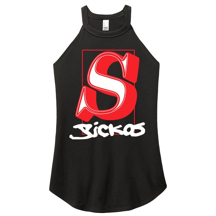 Sickos Store Sickos Serif Women's Perfect Tri Rocker Tank