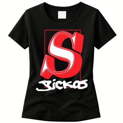 Sickos Store Sickos Serif Womens T-Shirt