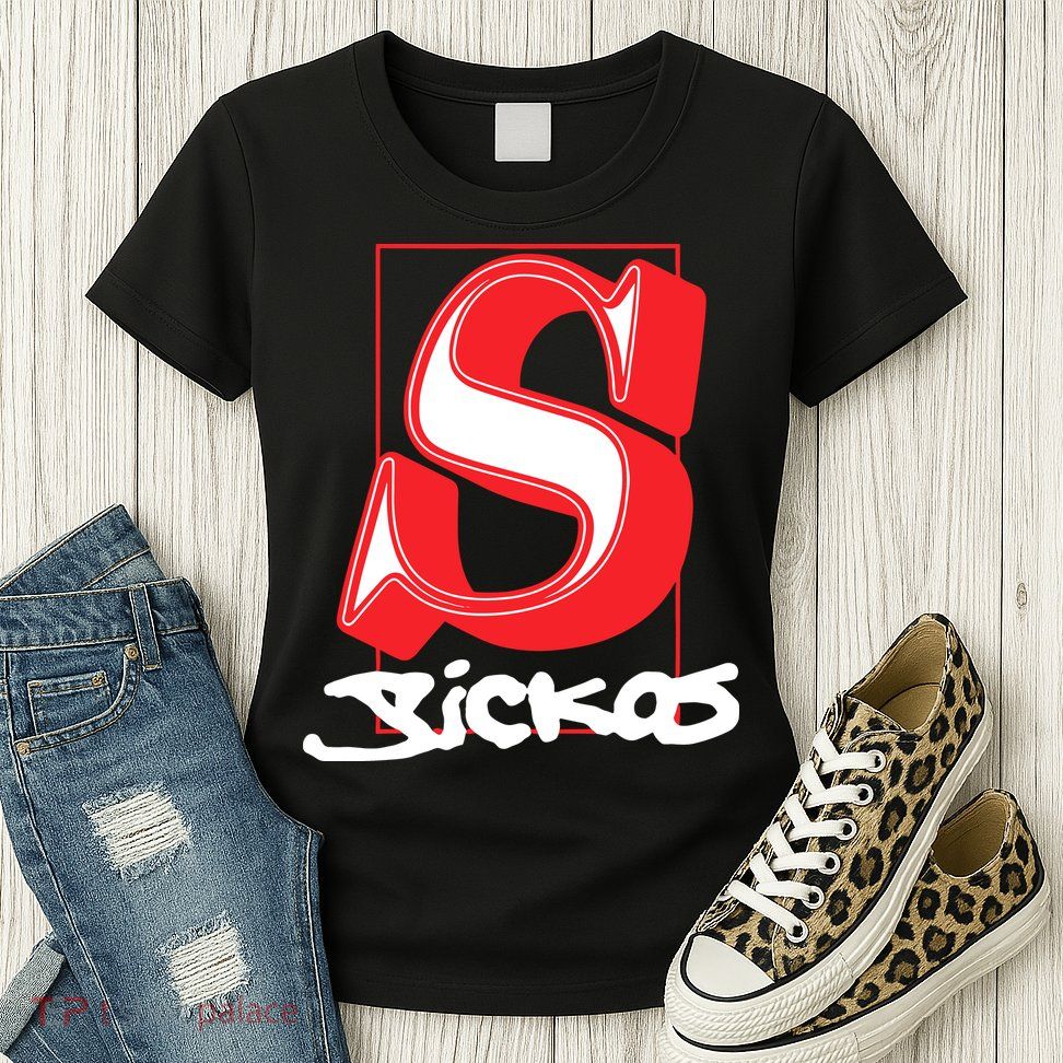 Sickos Store Sickos Serif Womens T-Shirt