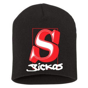 Sickos Store Sickos Serif Short Acrylic Beanie