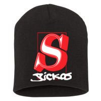 Sickos Store Sickos Serif Short Acrylic Beanie